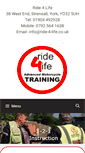 Mobile Screenshot of motorcycle-training-yorkshire.co.uk